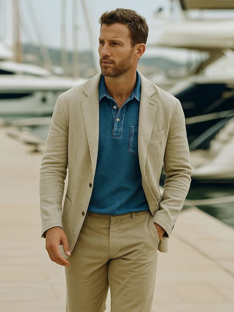 Bethlehem Blues Polo Shirt – Manly Man