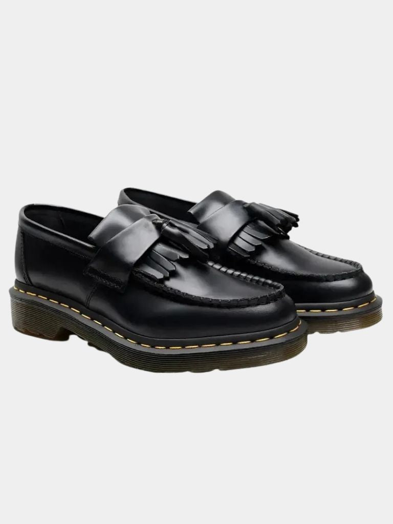 Black Leather Loafers - Manly Man