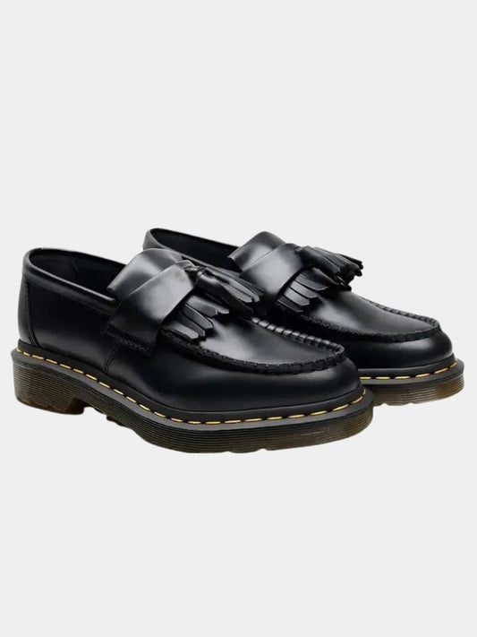 Black Leather Loafers - Manly Man