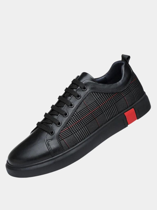 Blackgrid Leather Loafers – Manly Man