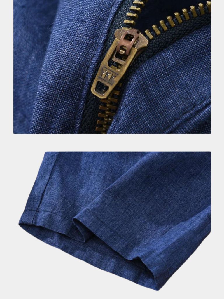 Bleu Horizon Linen Shorts - Manly Man