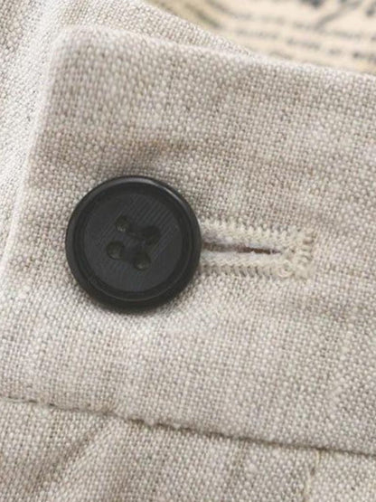 Bleu Horizon Linen Shorts - Manly Man