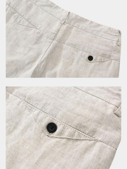 Bleu Horizon Linen Shorts - Manly Man