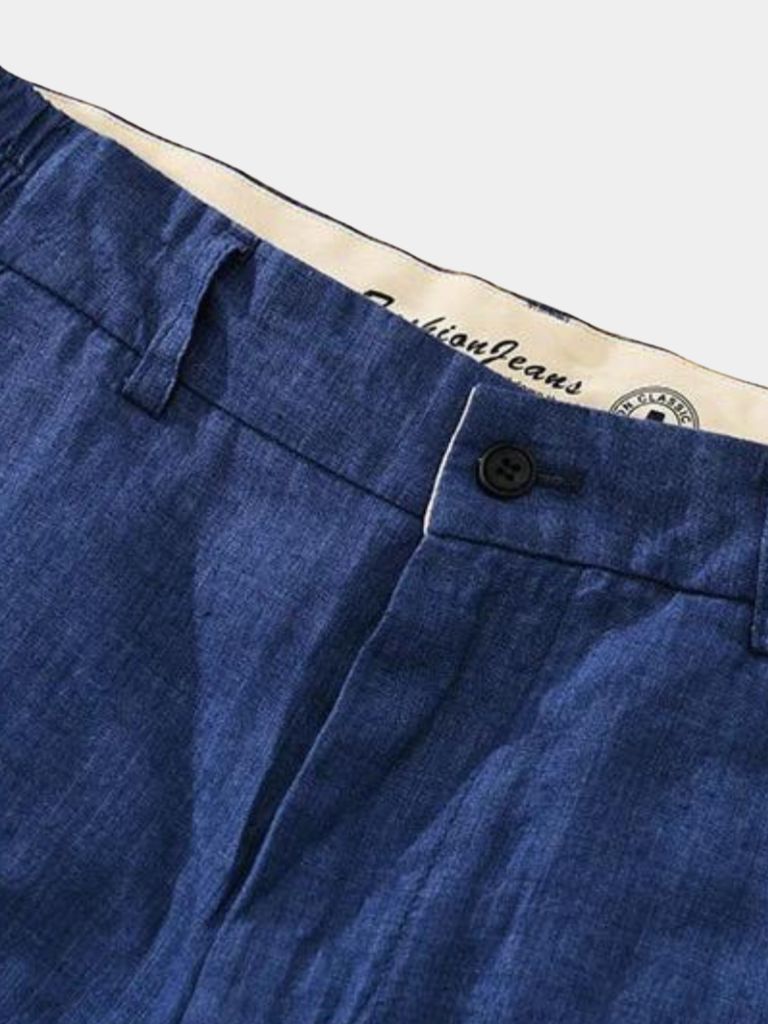Bleu Horizon Linen Shorts - Manly Man