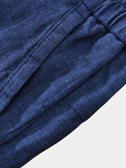 Bleu Horizon Linen Shorts - Manly Man