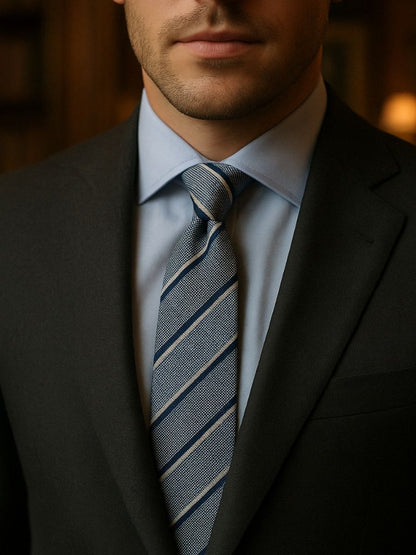 Blue Regent Tie – Manly Man