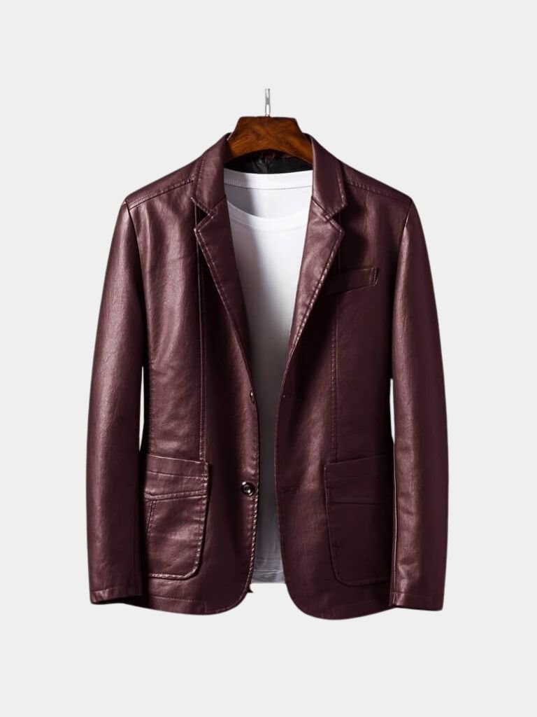 Bold Caramel Leather Jacket - Manly Man