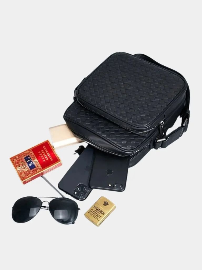 Braided Heritage Shoulder Bag - Manly Man