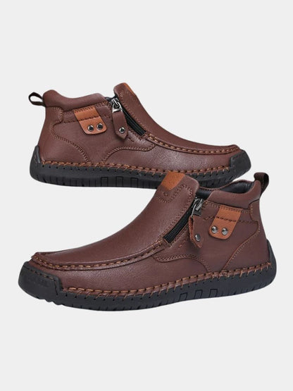 Botas de cuero valientes - Hombre varonil