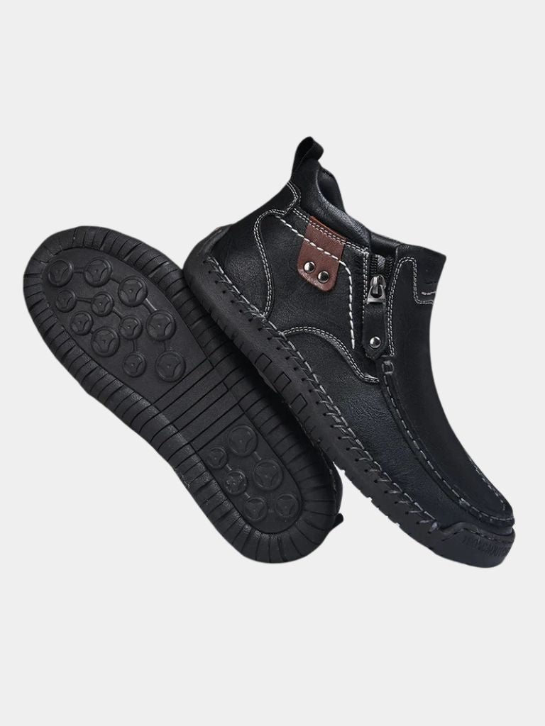 Botas de cuero valientes - Hombre varonil