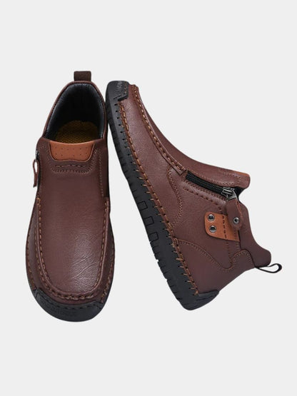 Botas de cuero valientes - Hombre varonil