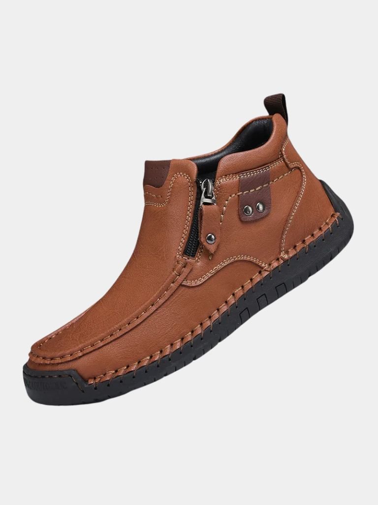 Botas de cuero valientes - Hombre varonil