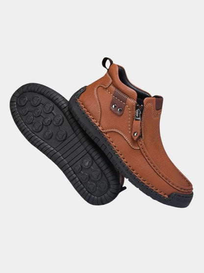 Botas de cuero valientes - Hombre varonil