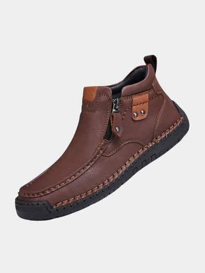 Botas de cuero valientes - Hombre varonil