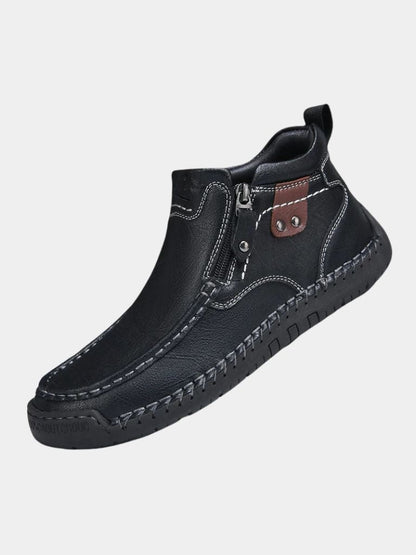 Botas de cuero valientes - Hombre varonil