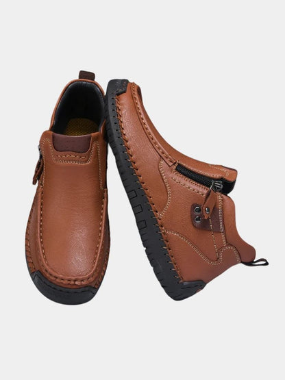 Botas de cuero valientes - Hombre varonil