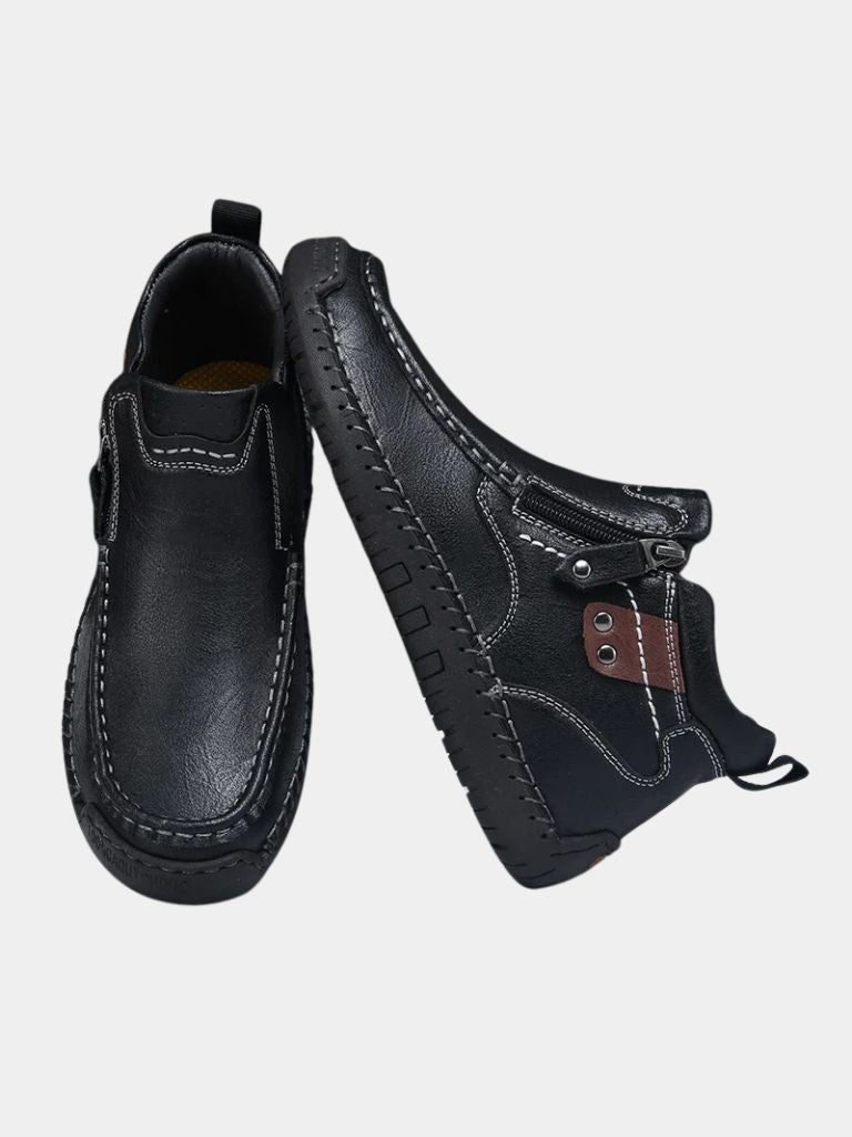 Botas de cuero valientes - Hombre varonil