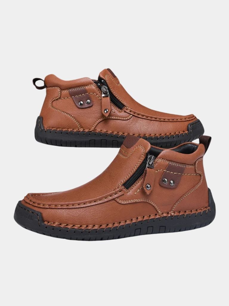 Botas de cuero valientes - Hombre varonil