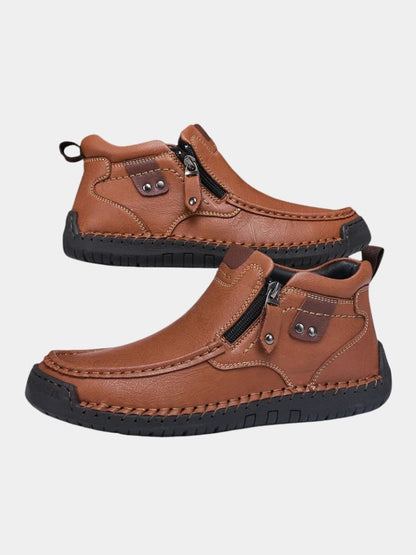 Botas de cuero valientes - Hombre varonil