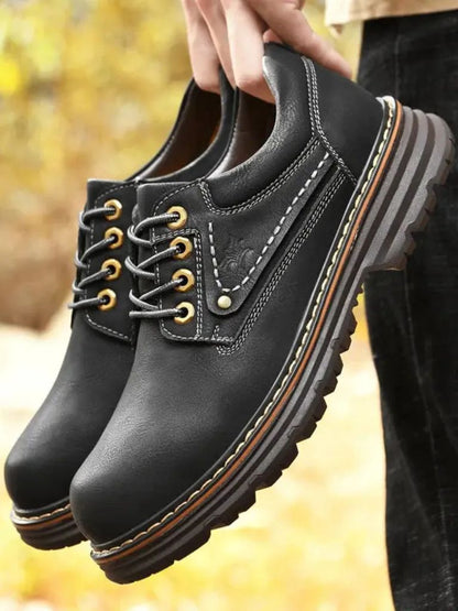 British Leather Elegant Oxford Shoes - Manly Man