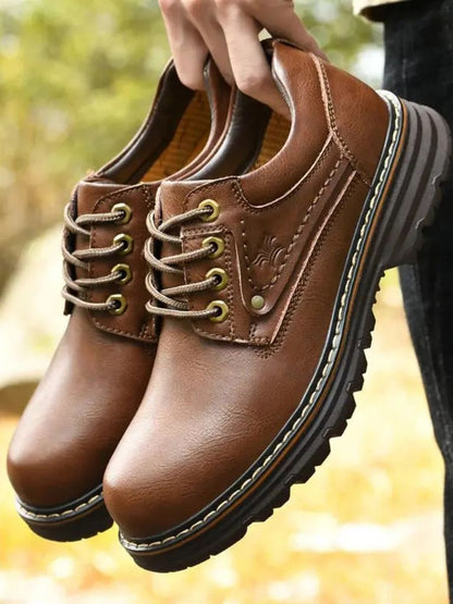 British Leather Elegant Oxford Shoes - Manly Man