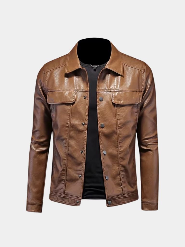 Bronze Rebel Leather Jacket – Manly Man