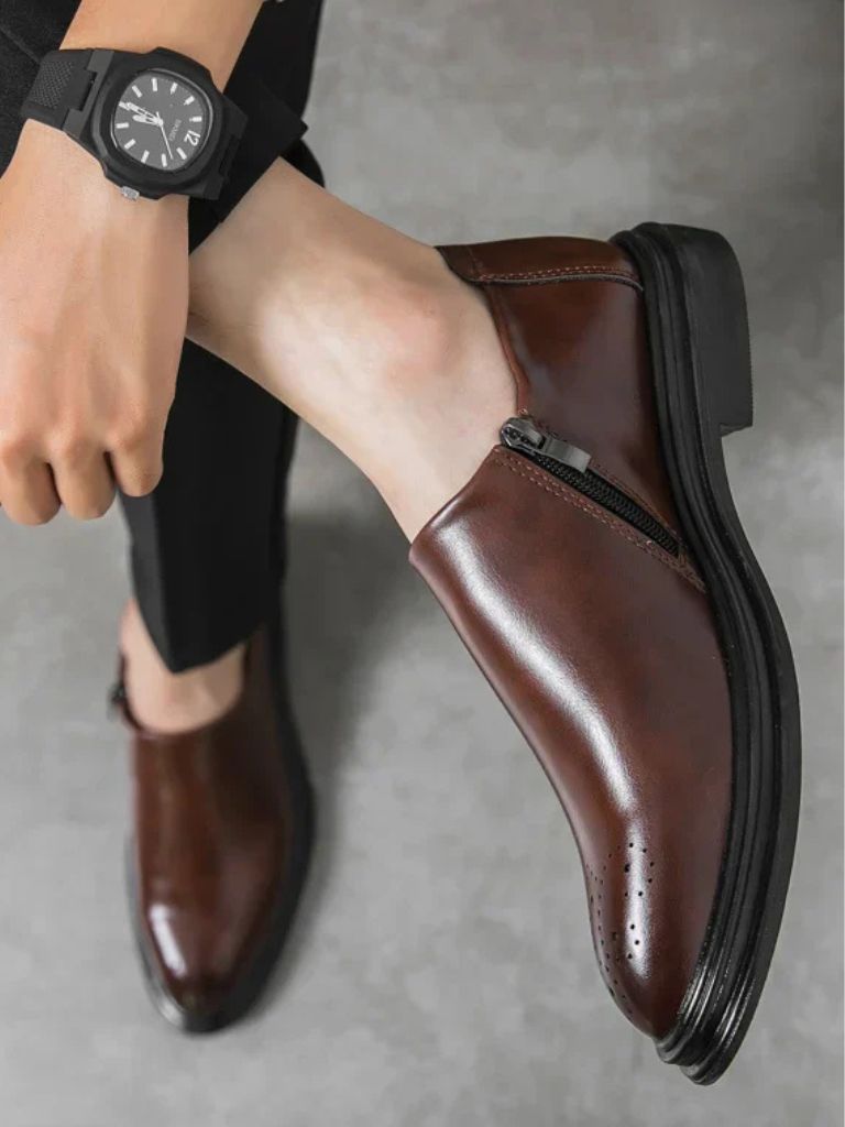 Mocasines de piel Brun Prestige - Manly Man