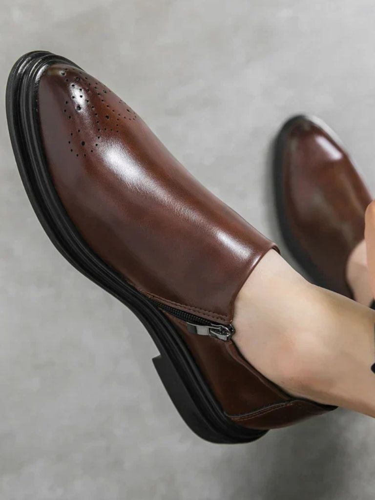 Mocasines de piel Brun Prestige - Manly Man