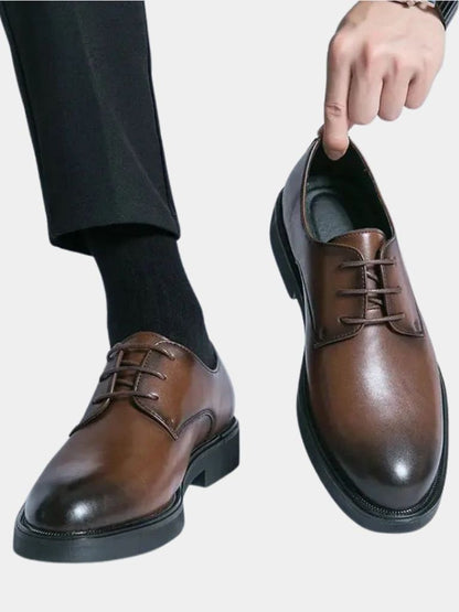 Zapatos de cuero Burlington Heritage - Hombre varonil