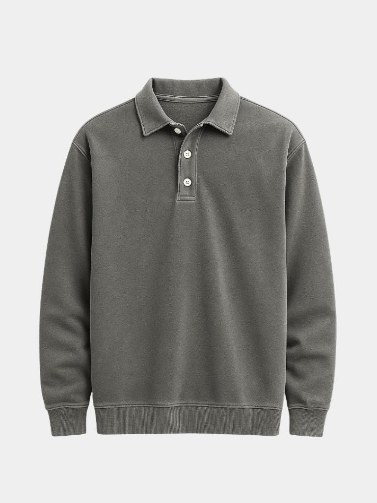 Canyon Mist Long Sleeve Polo Shirt – Manly Man
