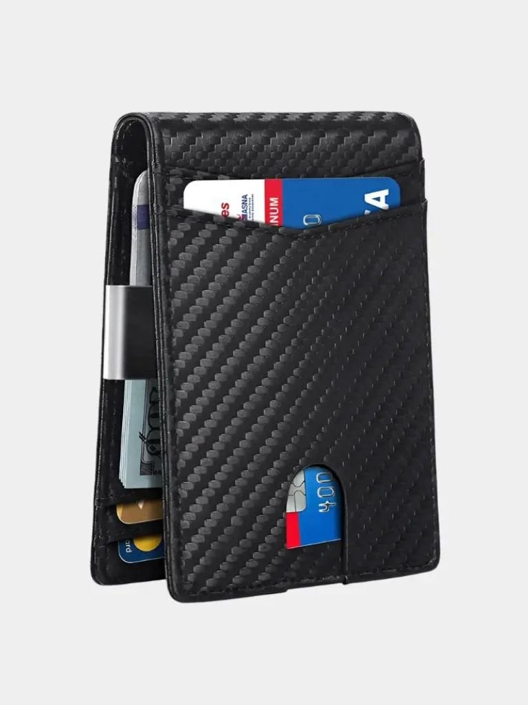 Carbon Fiber Anti RFID Minimalist Wallet - Manly Man