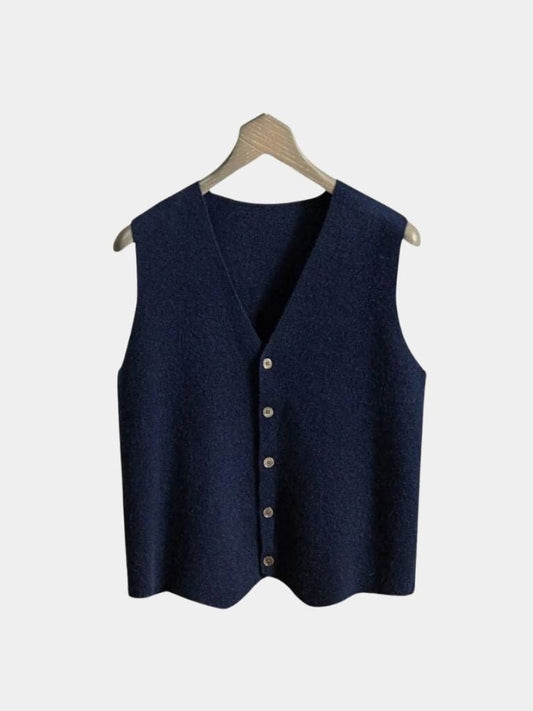 Cashmere Cardigan Vest  - Manly Man