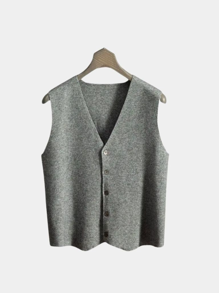 Cashmere Cardigan Vest  - Manly Man