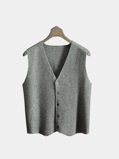 Cashmere Cardigan Vest  - Manly Man