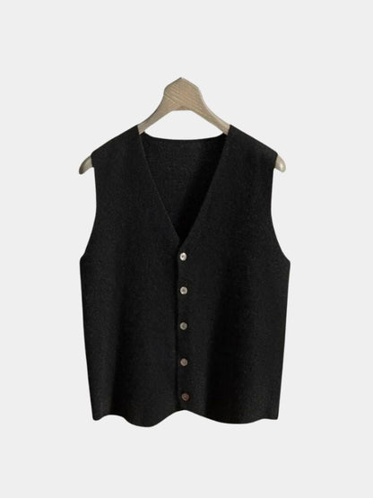 Cashmere Cardigan Vest  - Manly Man