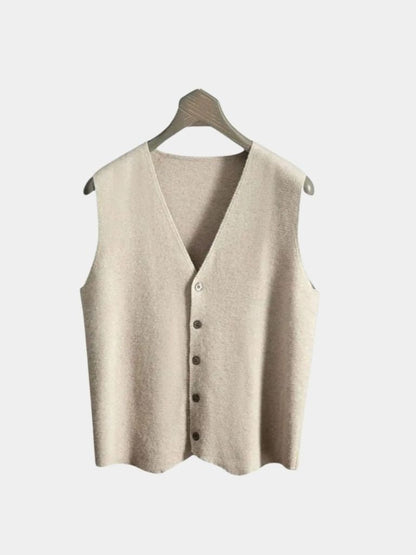 Cashmere Cardigan Vest  - Manly Man
