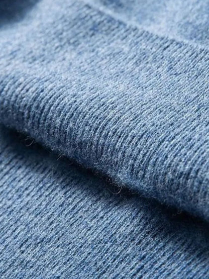 Cashmere V Neck Knitwear Sweater - Manly Man