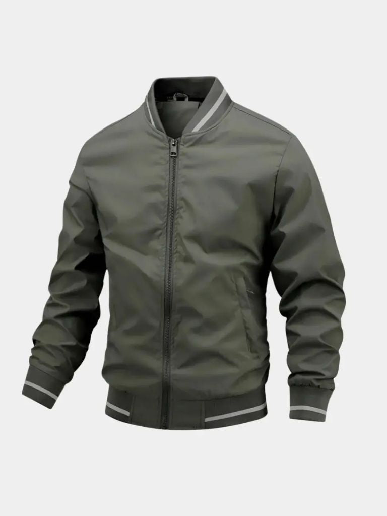 Casual Baseball Bomber Jacket - Manly Man