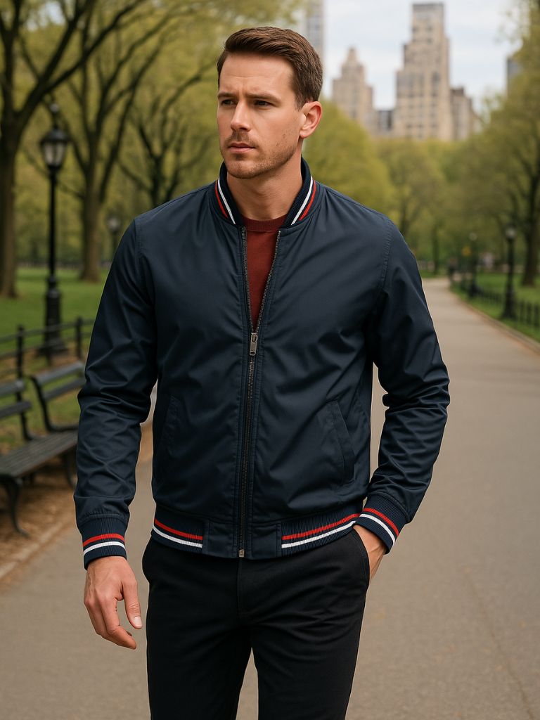 Casual Bomber Jacket - Manly Man