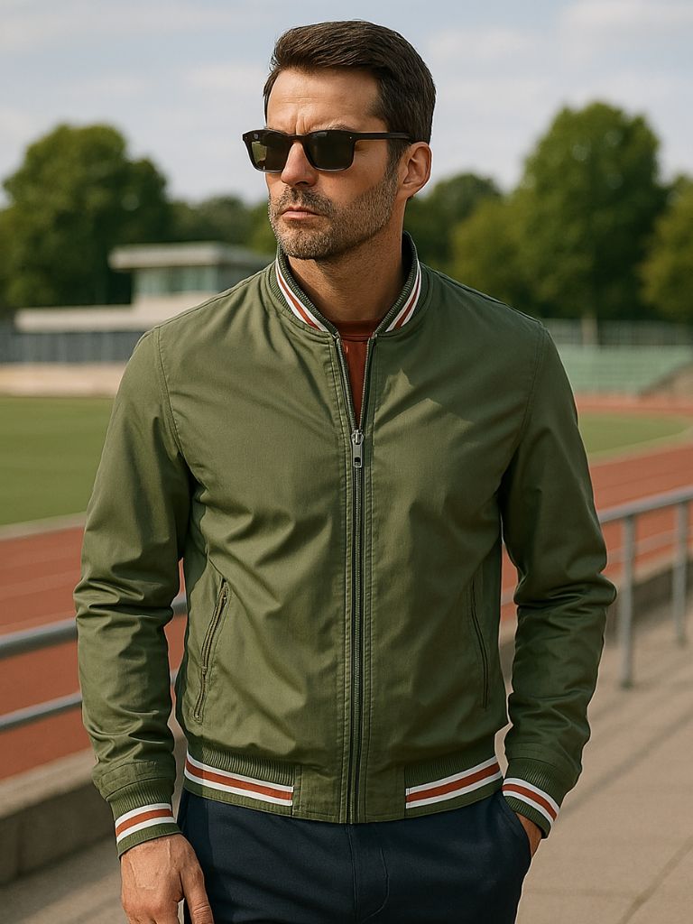 Casual Bomber Jacket - Manly Man