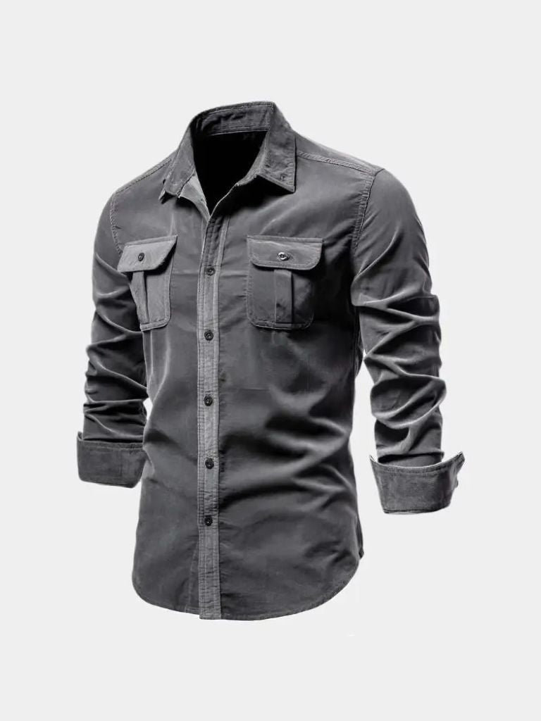 Casual Business Corduroy Shirt - Manly Man
