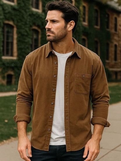 Casual Corduroy Shirt - Manly Man