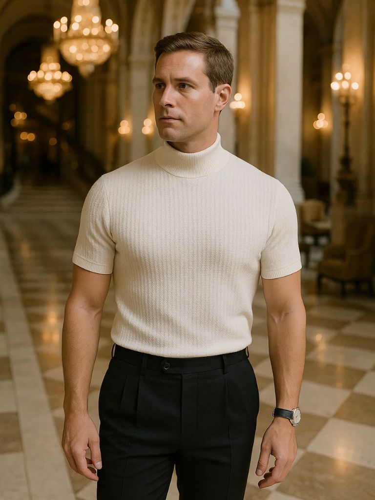 Camiseta de punto informal - Manly Man