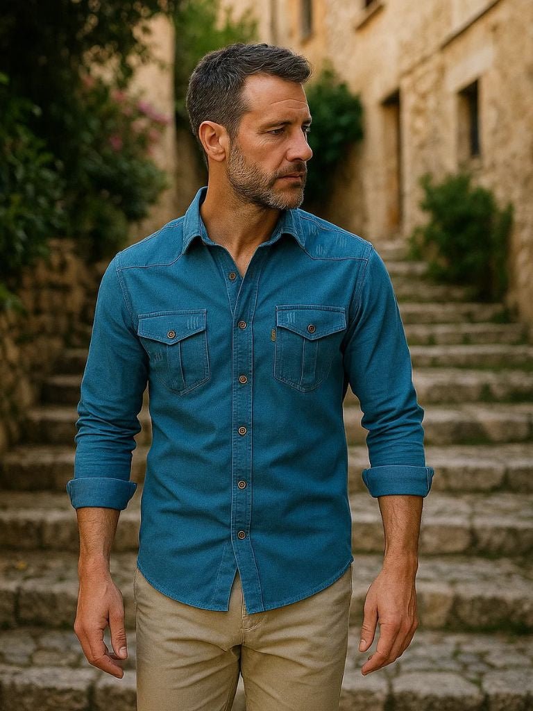 Casual Modern Men Shirt - Manly Man