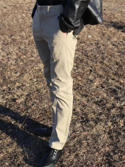 Casual Slim Fit Trousers - Manly Man