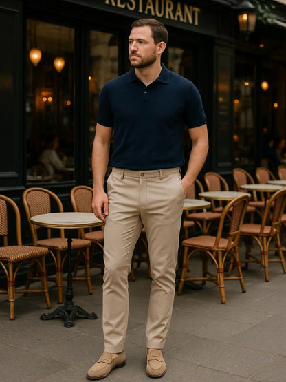 Casual Slim Fit Trousers - Manly Man