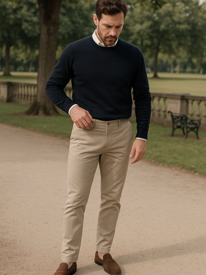 Casual Slim Fit Trousers - Manly Man