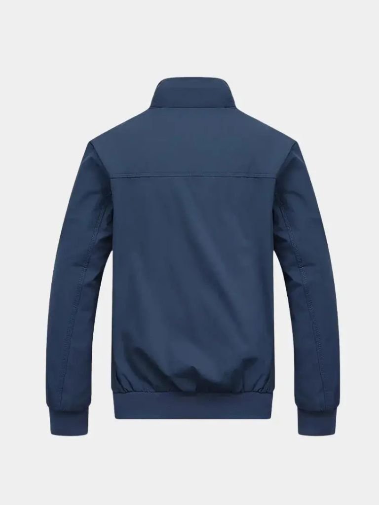 Casual Solid Bomber Jacket - Manly Man