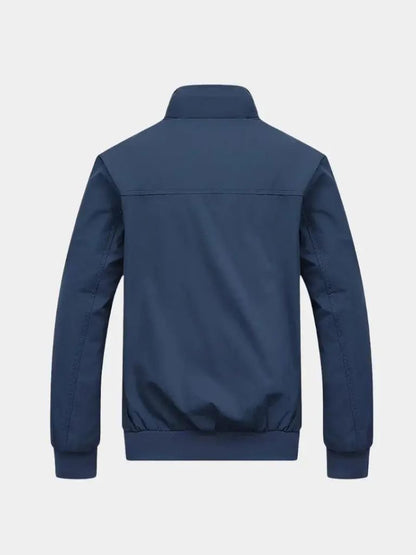 Casual Solid Bomber Jacket - Manly Man