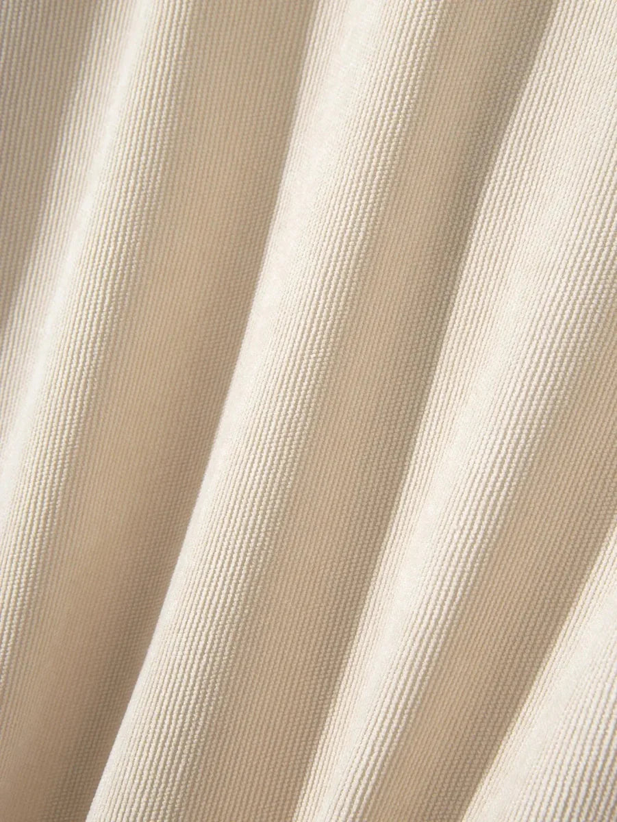 Casual Solid Corduroy Shirt - Manly Man